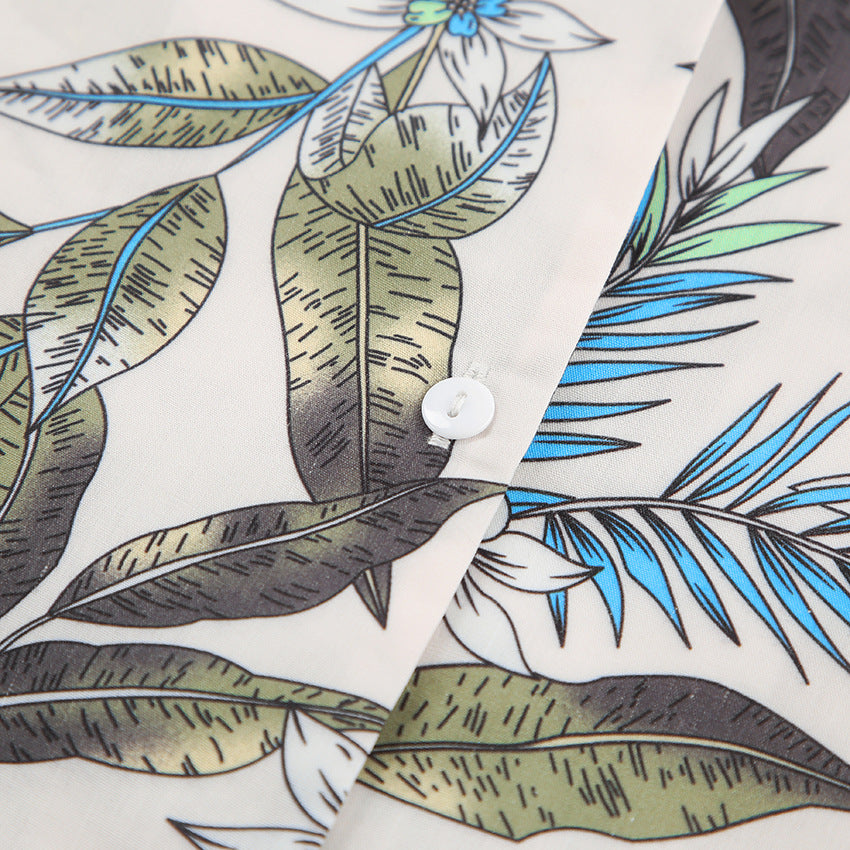 Dame afslappet bluse med blomstermønster og afslappet snit Stilla