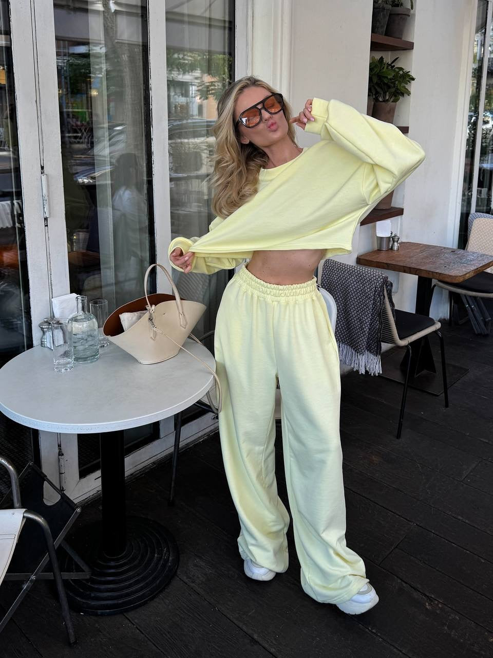 Dame afslappet lounge-sæt med løs pasform Stilla