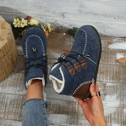 Dame varme fleece-støvler med skridsikker sål og kvalitets indvendig beklædning Stilla