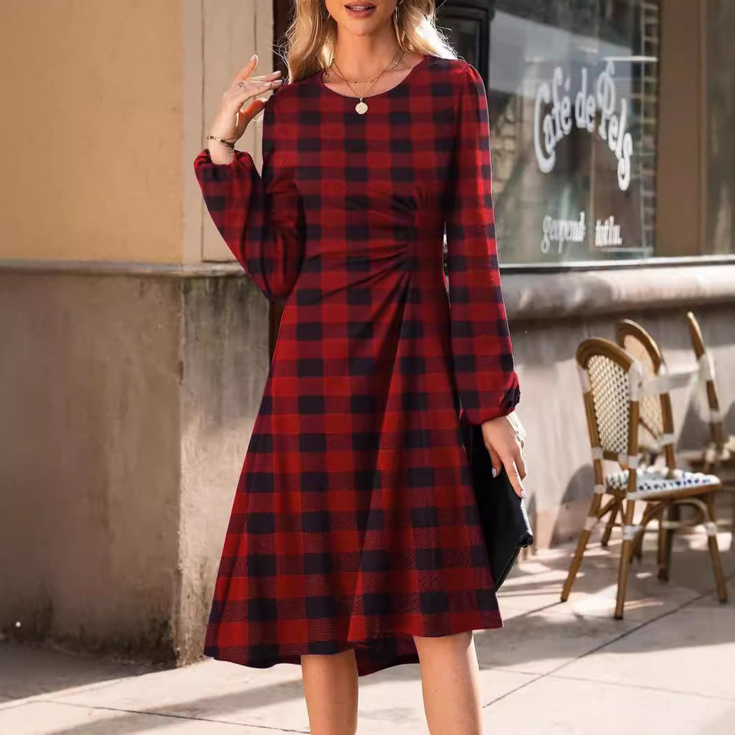 Dame afslappet skjortekjole med løs pasform Stilla