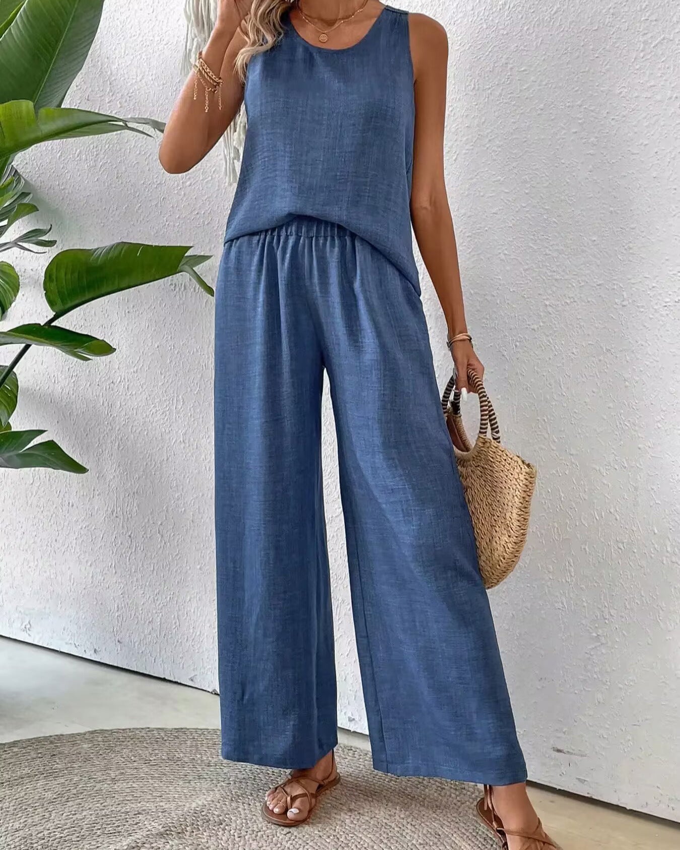 Dame Løst skåret Jumpsuit med dekorative skuldre Stilla