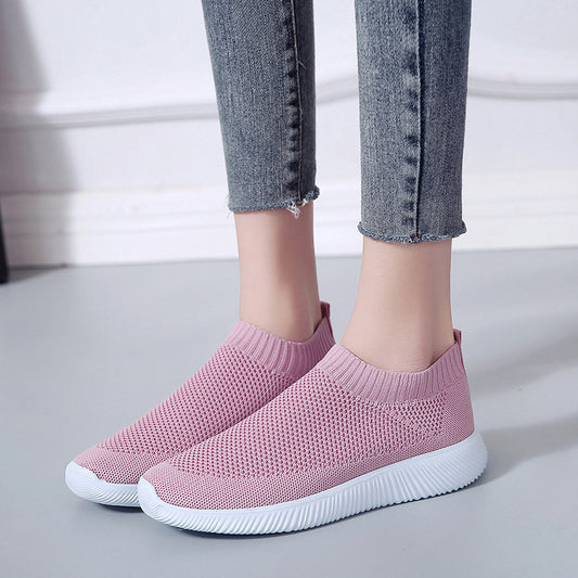 Dame Åndbare Slip-On Sportssko med elastisk Overdel Stilla