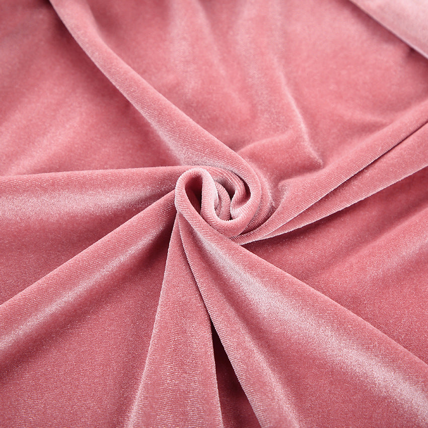 Dame Fleece-nattøj sæt med komfortabel morgenkåbe og elegante detaljer Stilla