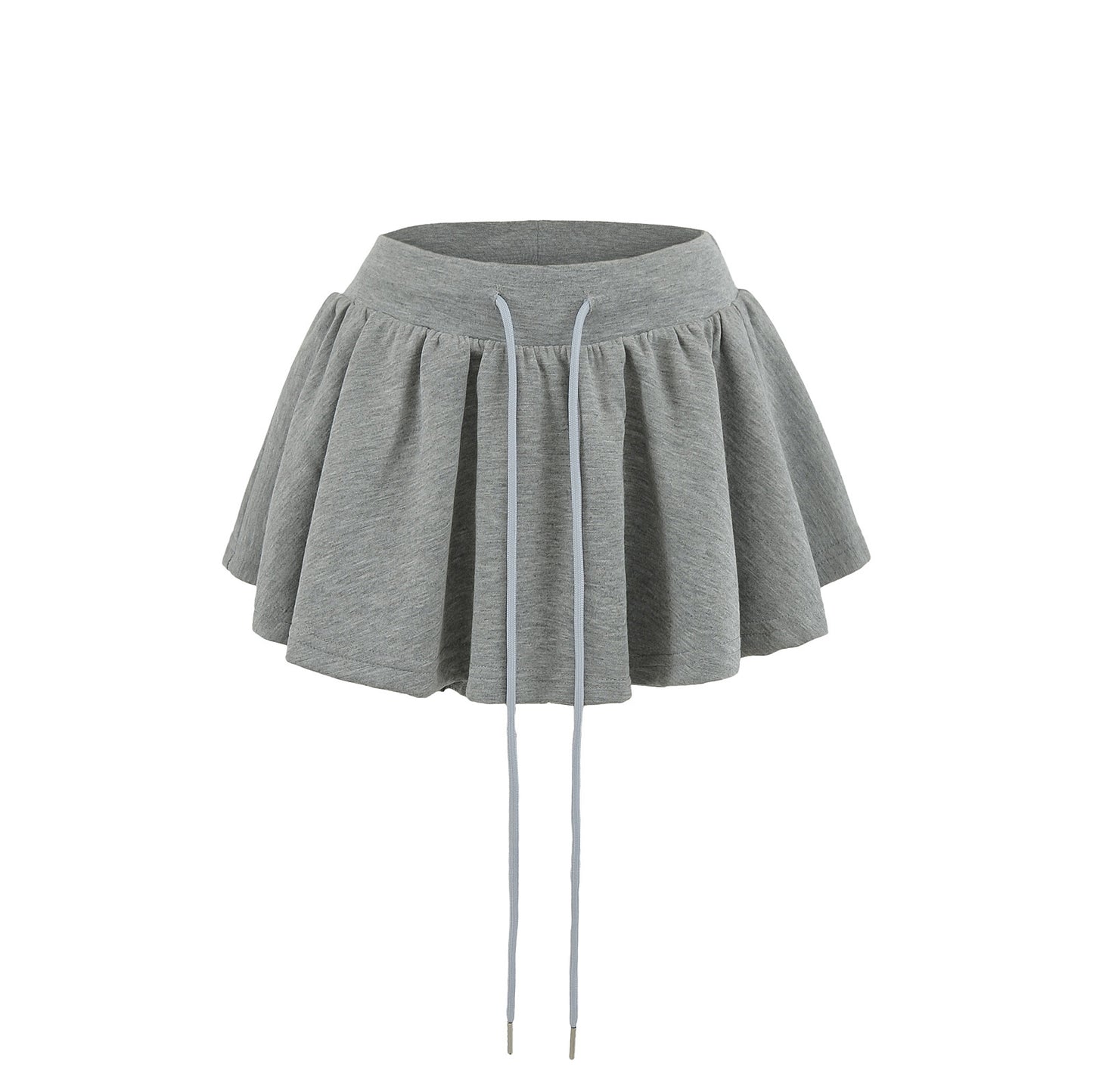 Dame afslappet plisseret nederdel lavet af blødt, åndbart materiale med justerbar snor Stilla