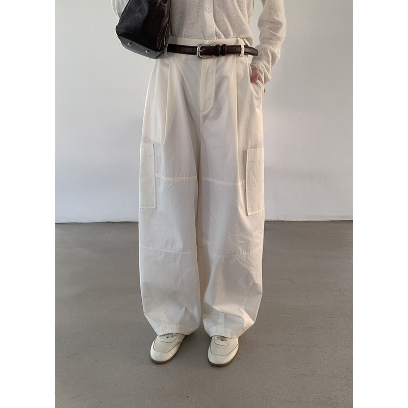 Dame afslappede cargo-bukser med sidelommer Stilla