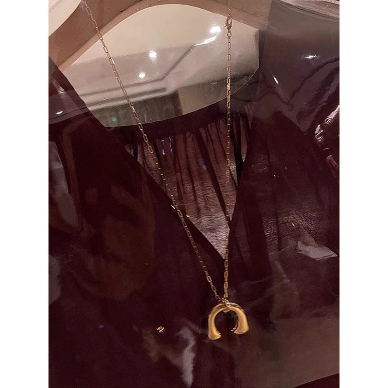 Dame elegant bluse med brede ærmer og V-udskæring Stilla