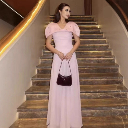 Dame elegant aftenkjole med raffineret bolero og tætsiddende nederdel Stilla