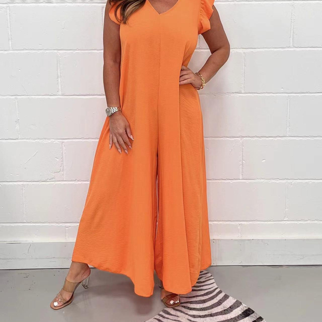 Dame Elegant bred Jumpsuit Stilla