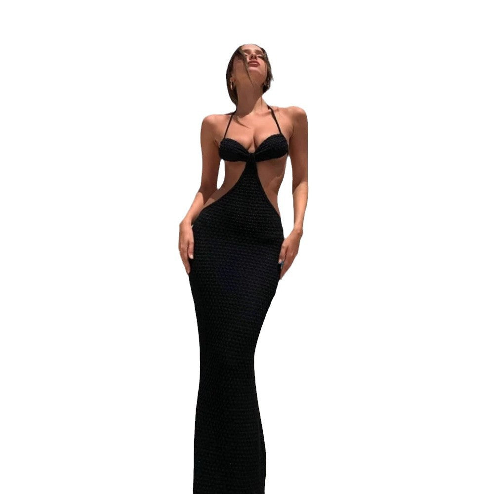 Dame Cut-Out Bikini Kjole med skulderfri design og raffinerede detaljer Stilla