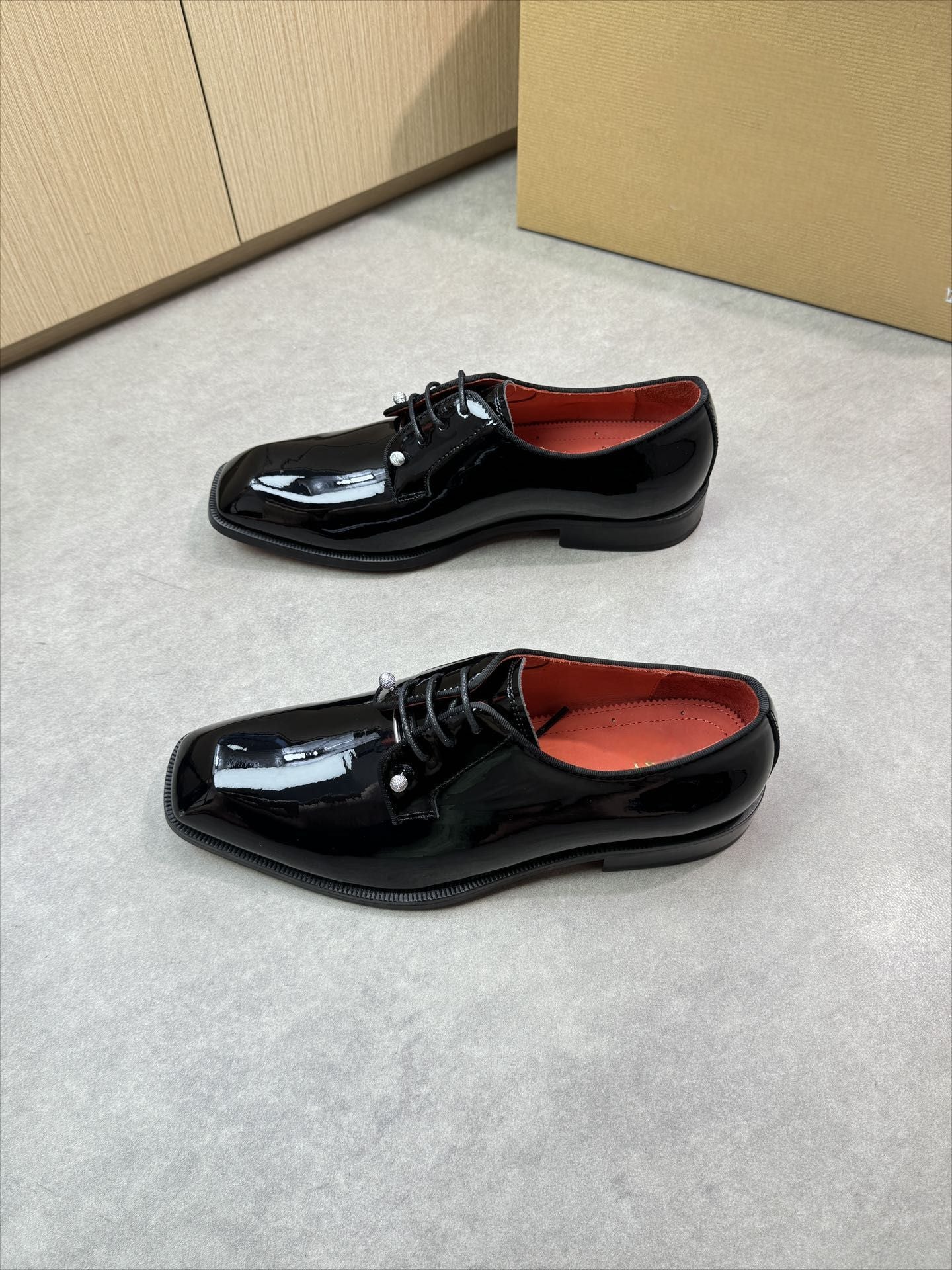 Herre polerede Dress Oxfords Stilla