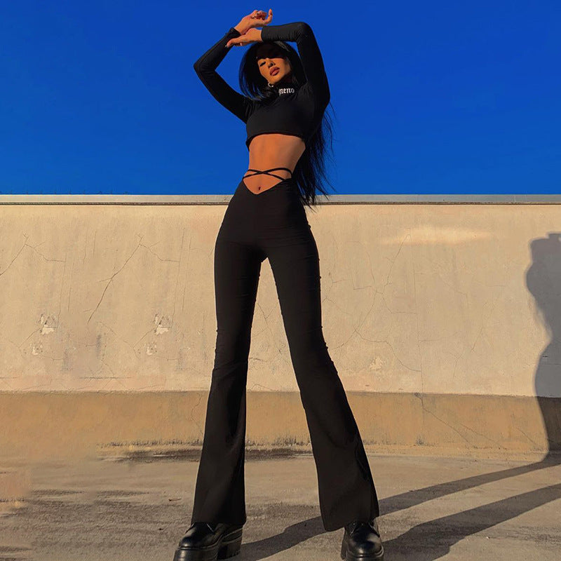 Dame Figurformet Jumpsuit med sidelukning og langt ben Stilla