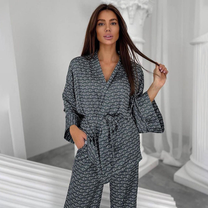 Dame elegant jumpsuit-sæt med bred pasform og moderne detaljer Stilla