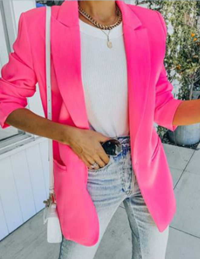 Dame Elegant Blazer med moderne snit og praktiske lommer Stilla