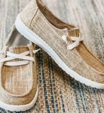 Damer behagelige Slip-On Sneakers med åndbart overmateriale og fleksibel sål Stilla