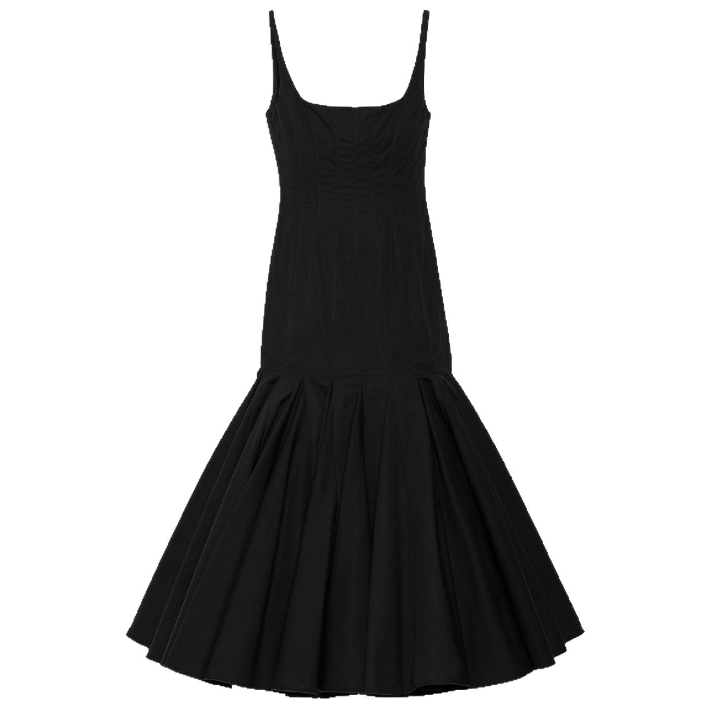 Dame A-linje midi-kjole med udvidet nederdel Stilla