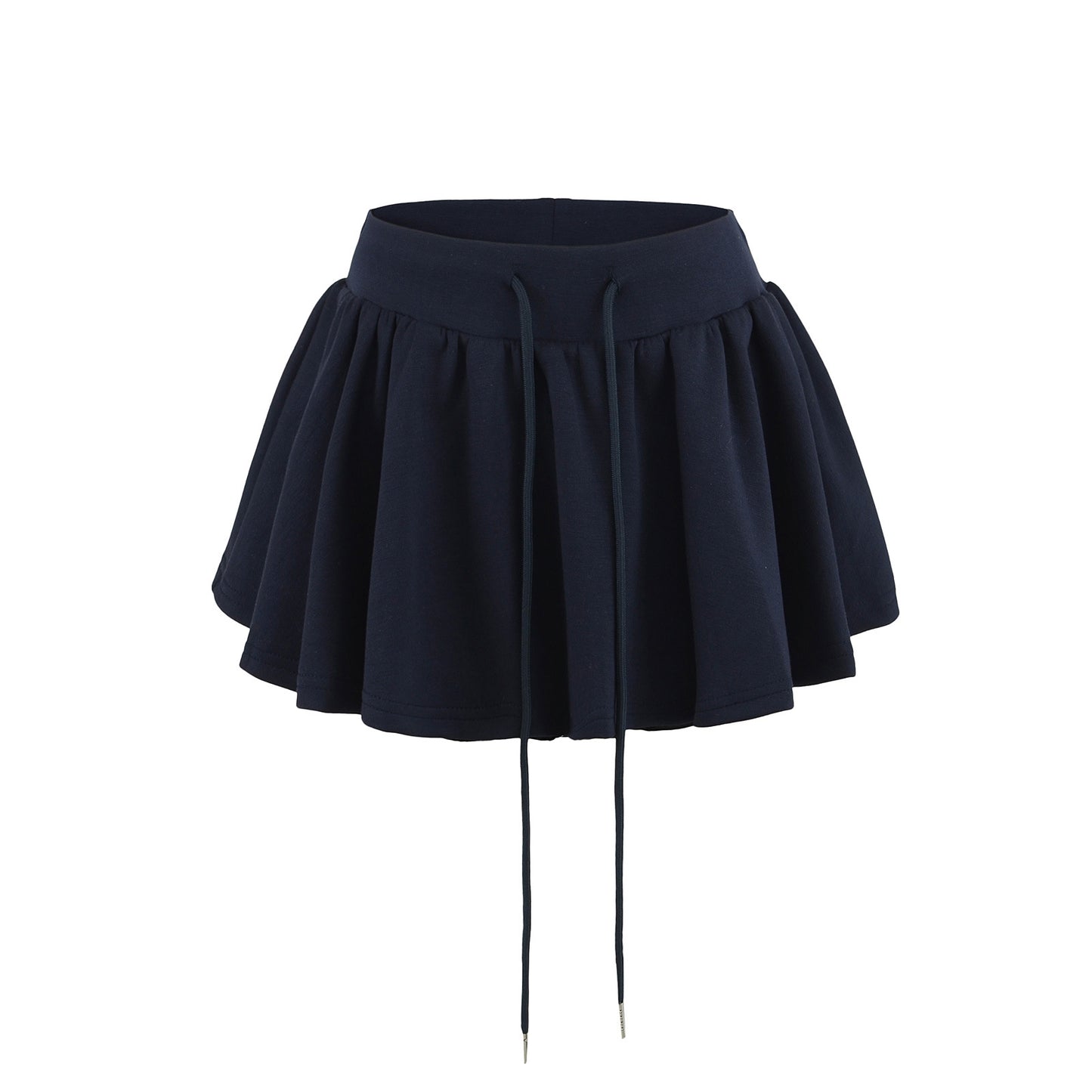 Dame afslappet plisseret nederdel lavet af blødt, åndbart materiale med justerbar snor Stilla