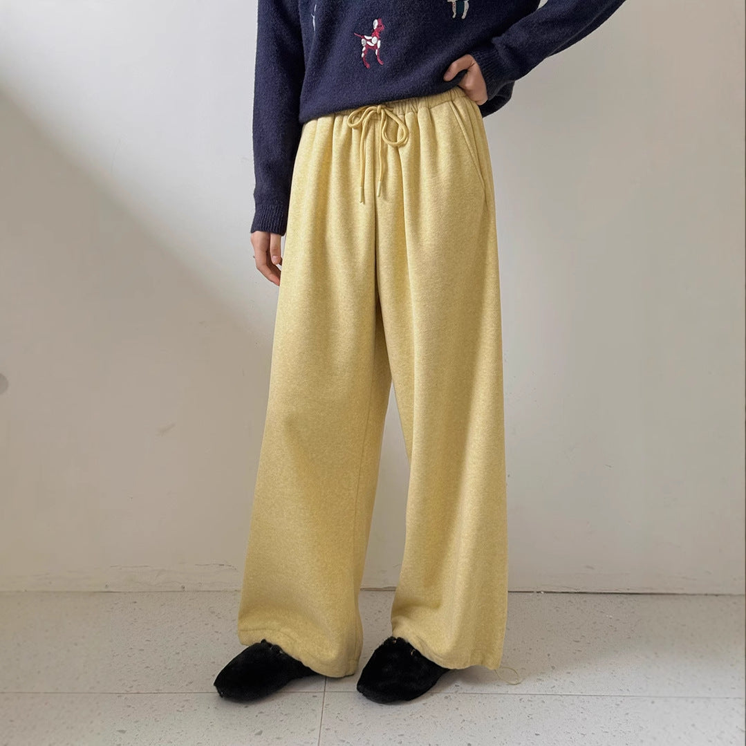 Dame afslappet fritidbukser med elastisk talje og blødt materiale Stilla