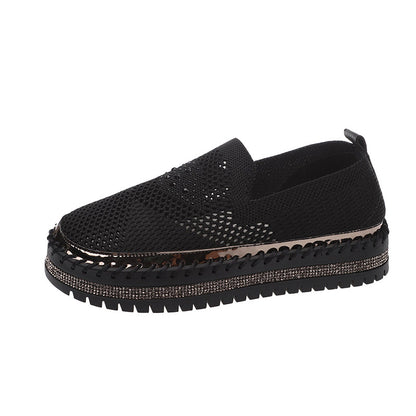 Dame sneakers med åndbart mesh-overtøj og funklende accenter Stilla