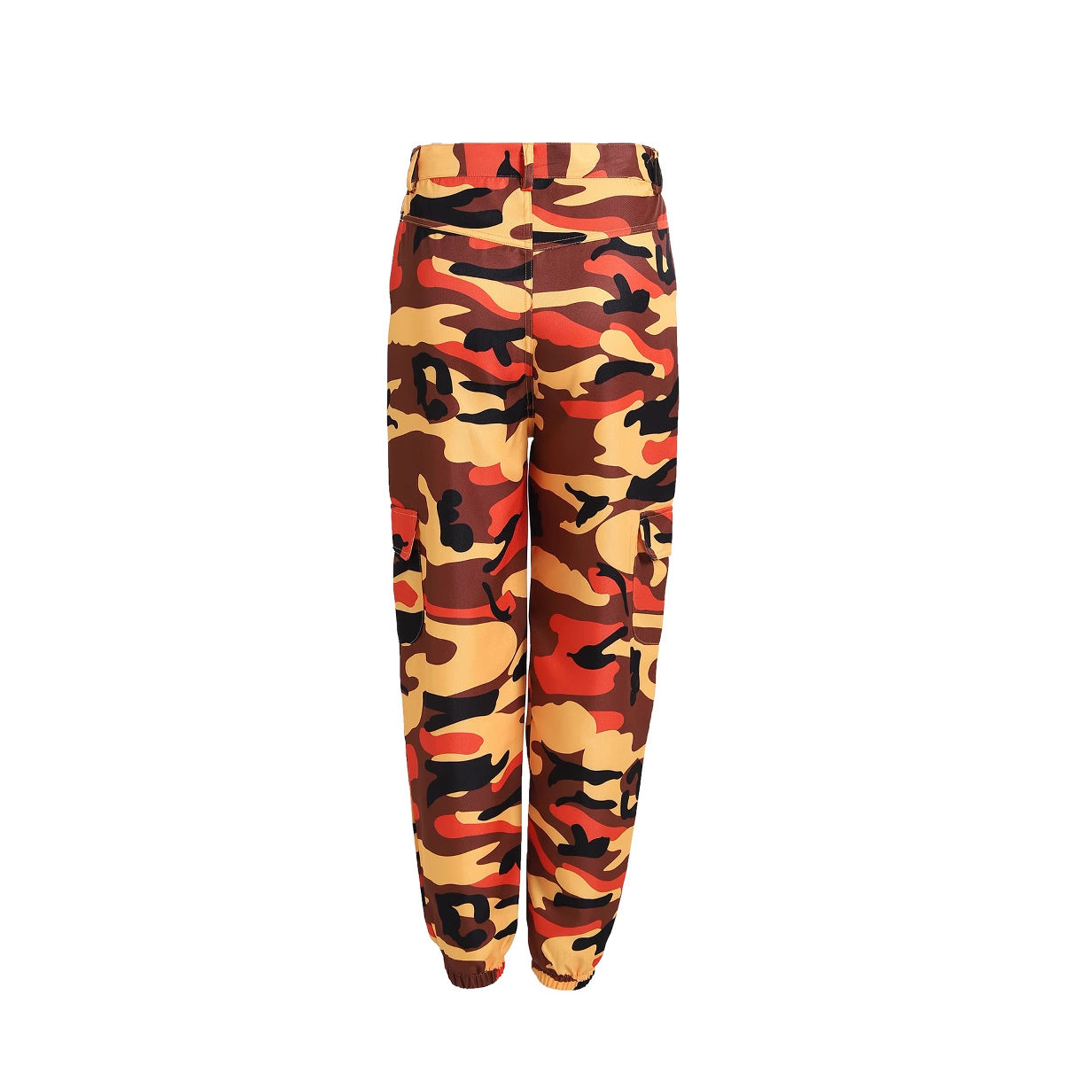 Dame Camo Print Utility Cargo Bukser Stilla