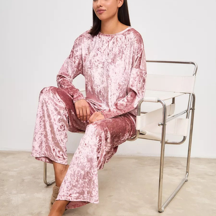 Dame jumpsuit i luksuriøs fløjl Stilla
