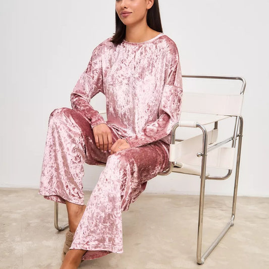 Dame jumpsuit i luksuriøs fløjl Stilla