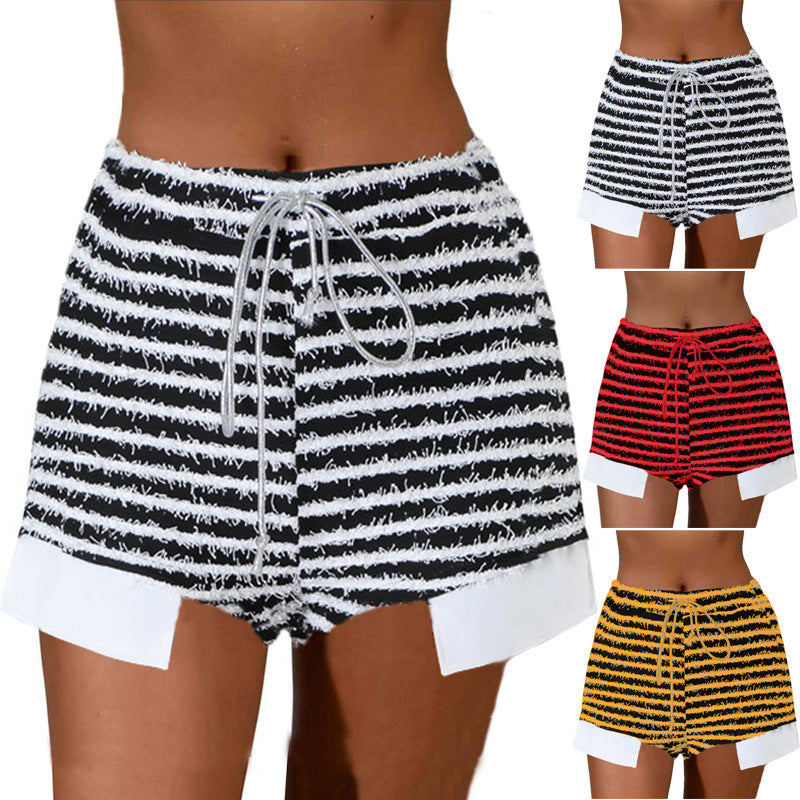 Dame stribede strik Lounge Shorts Stilla