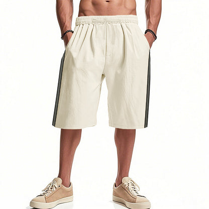 Herrer afslappede sportshorts med sidebånd Stilla