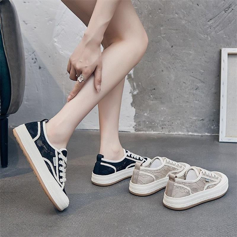 Dame afslappede sneakers med åndbar netstruktur og behagelig sål Stilla