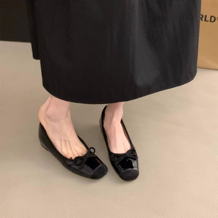 Dame ballerina sko med elegant sløjfedetalje Stilla