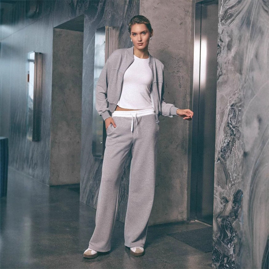 Dame afslappet Relaxed-Fleece-kombination Stilla