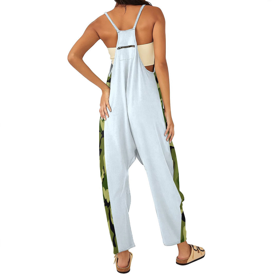 Dame jumpsuit med unikt grafikdesign Stilla