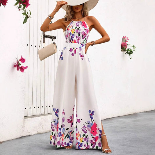 Dame Blomster Bred Ben Jumpsuit Stilla