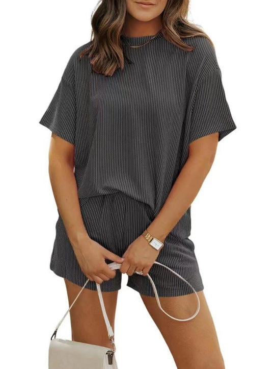 Damer Komfortabel Jumpsuit med stribet design og blødt stof Stilla