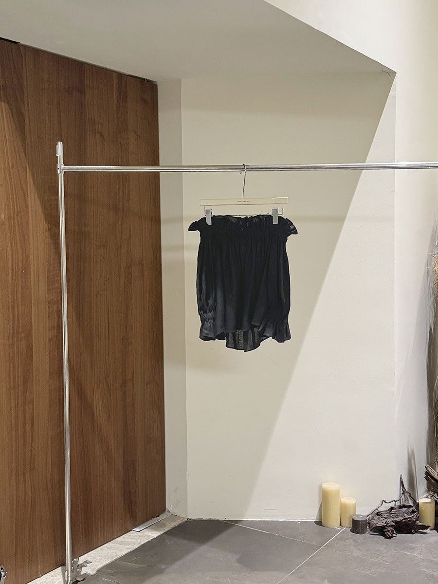 Dame afslappede shorts med elastisk talje og let stof Stilla