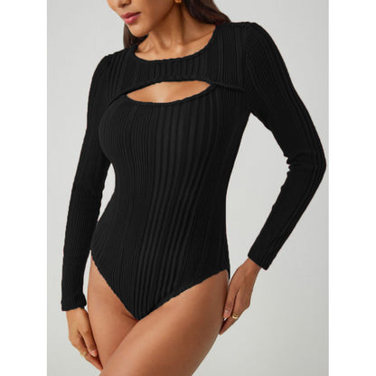 Dame Rib-Udsnit Bodysuit Stilla