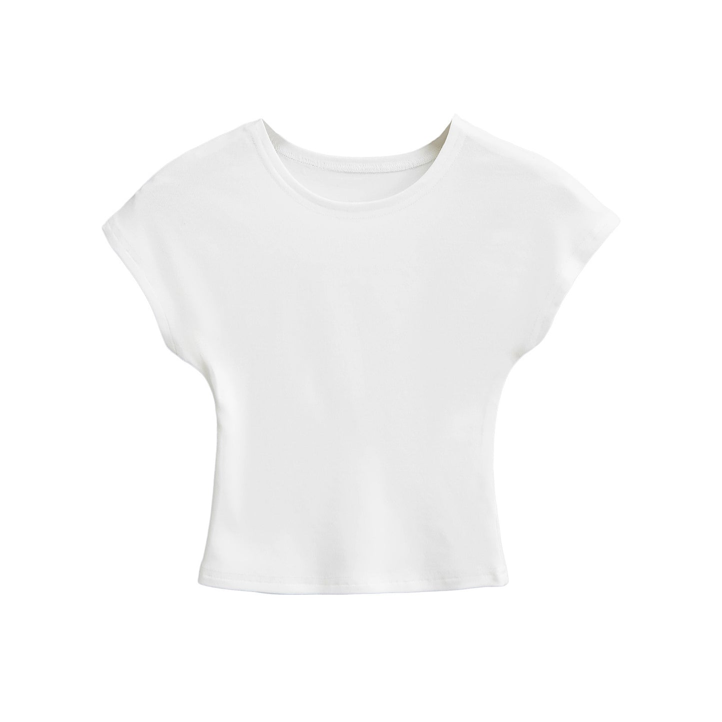 Dame afslappet oversized T-shirt med korte ærmer og rund halsudskæring Stilla