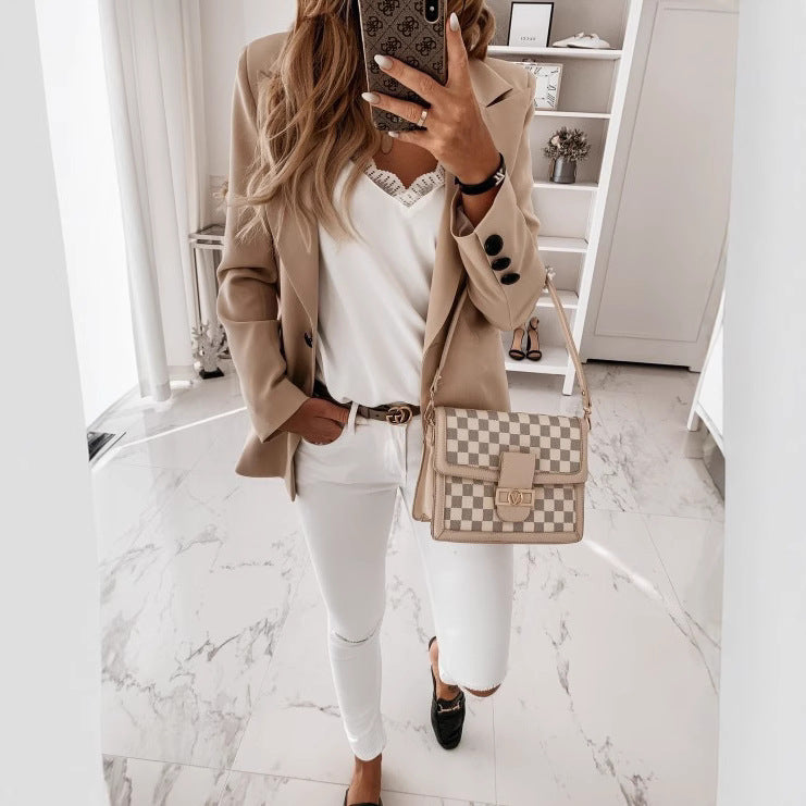 Dame elegant erhverv blazer Stilla