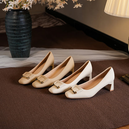 Dame Blockhæle Kjoler Pumps Stilla