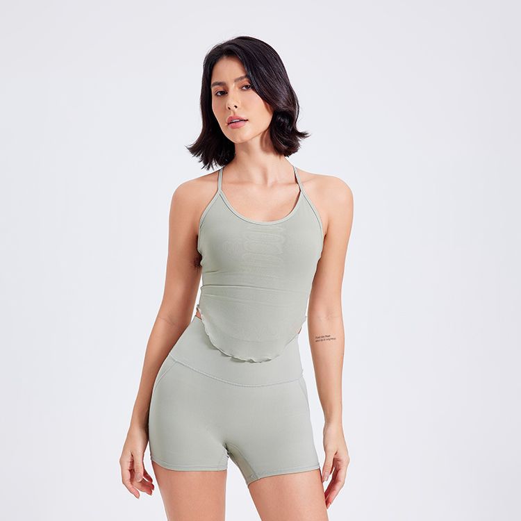 Stilla | Spun Garn Vest Fast Cup Yoga Jakke Til Kvinder, Casual Løb Og Trænings Bh