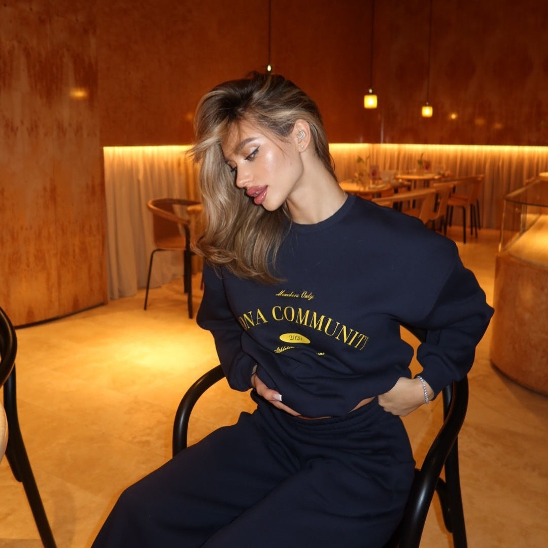 Dame afslappet Hoodie-sæt Stilla