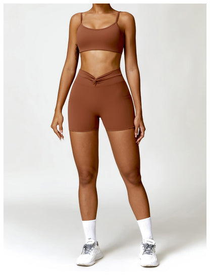 Stilla | Nude Feel Tight Yoga Shorts Casual Outdoor Running Og Motion Fitness Bukser