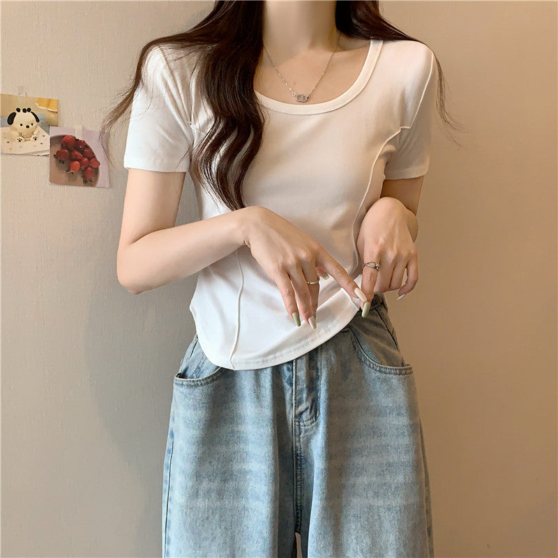 Femme Soft Stretch Korte ærmer T-Shirt Stilla