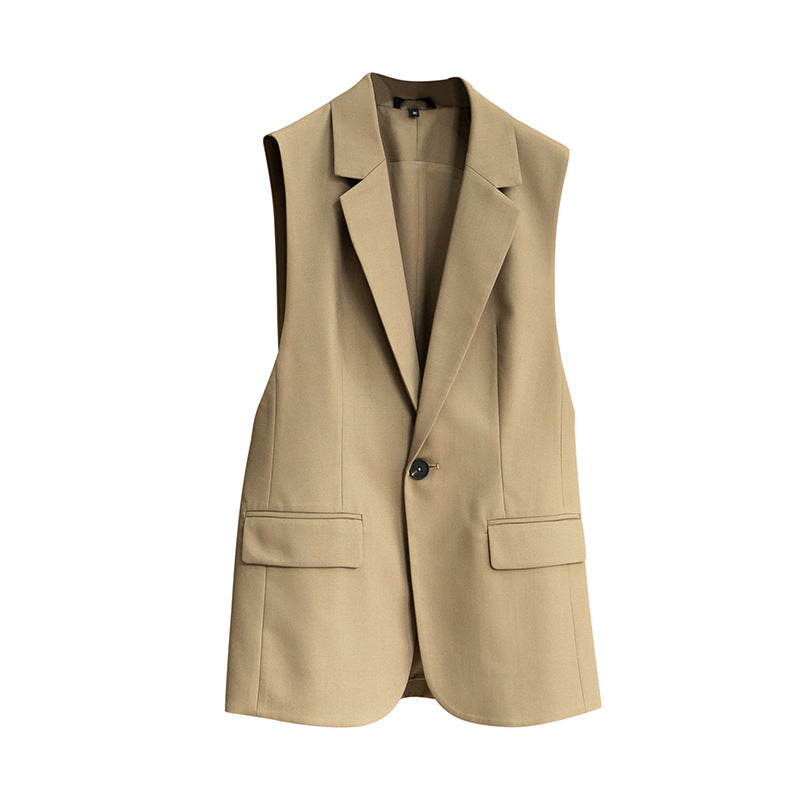 Dame elegant Blazer vest med moderne snit og praktiske lommer Stilla