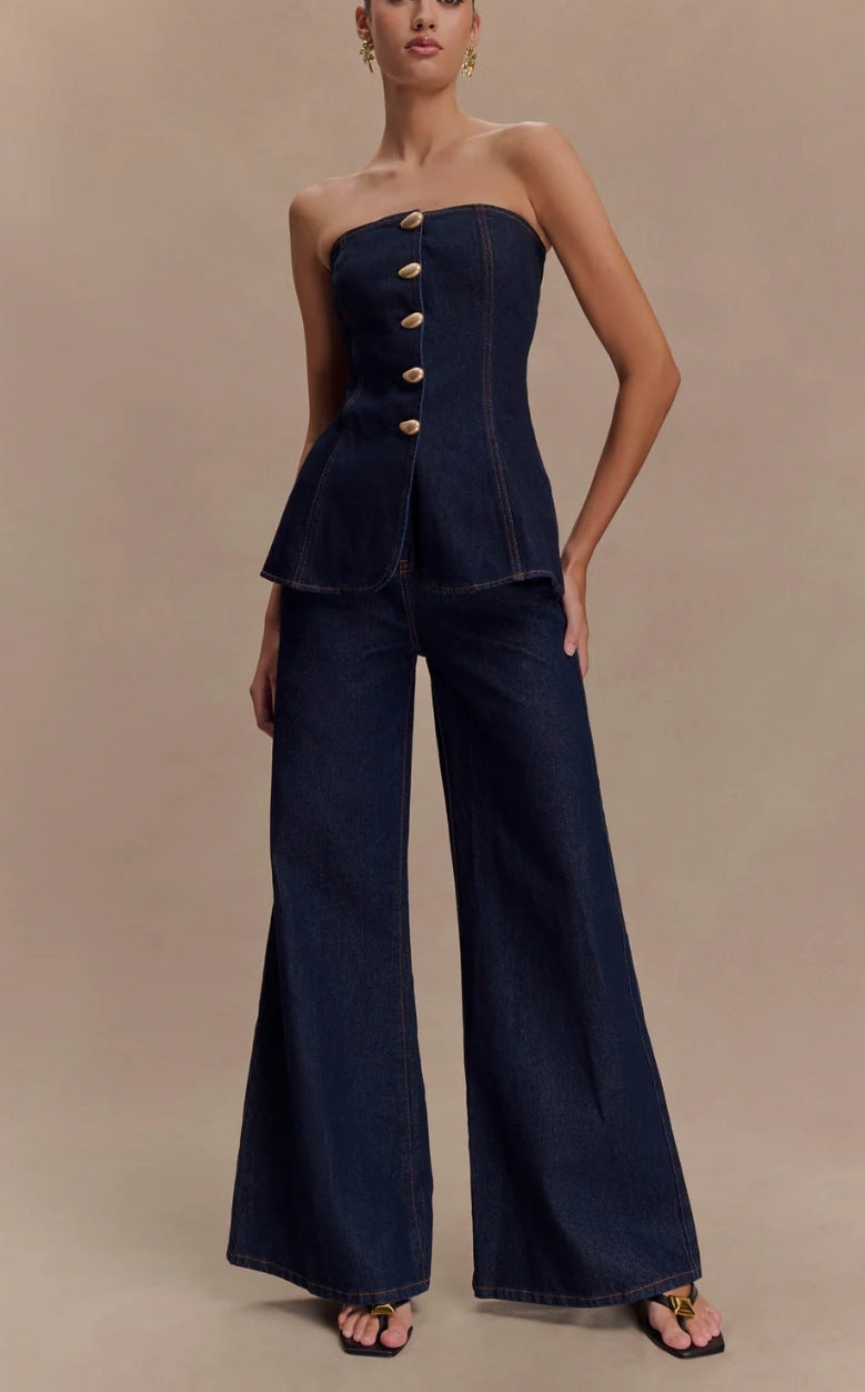 Dame Denim Couture Ensemble Stilla