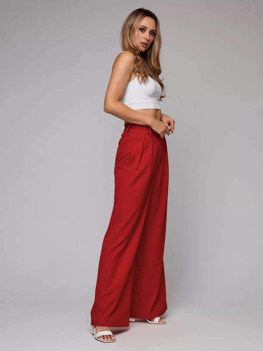 Dame elegant bluse med struktureret overflade og lange ærmer Stilla