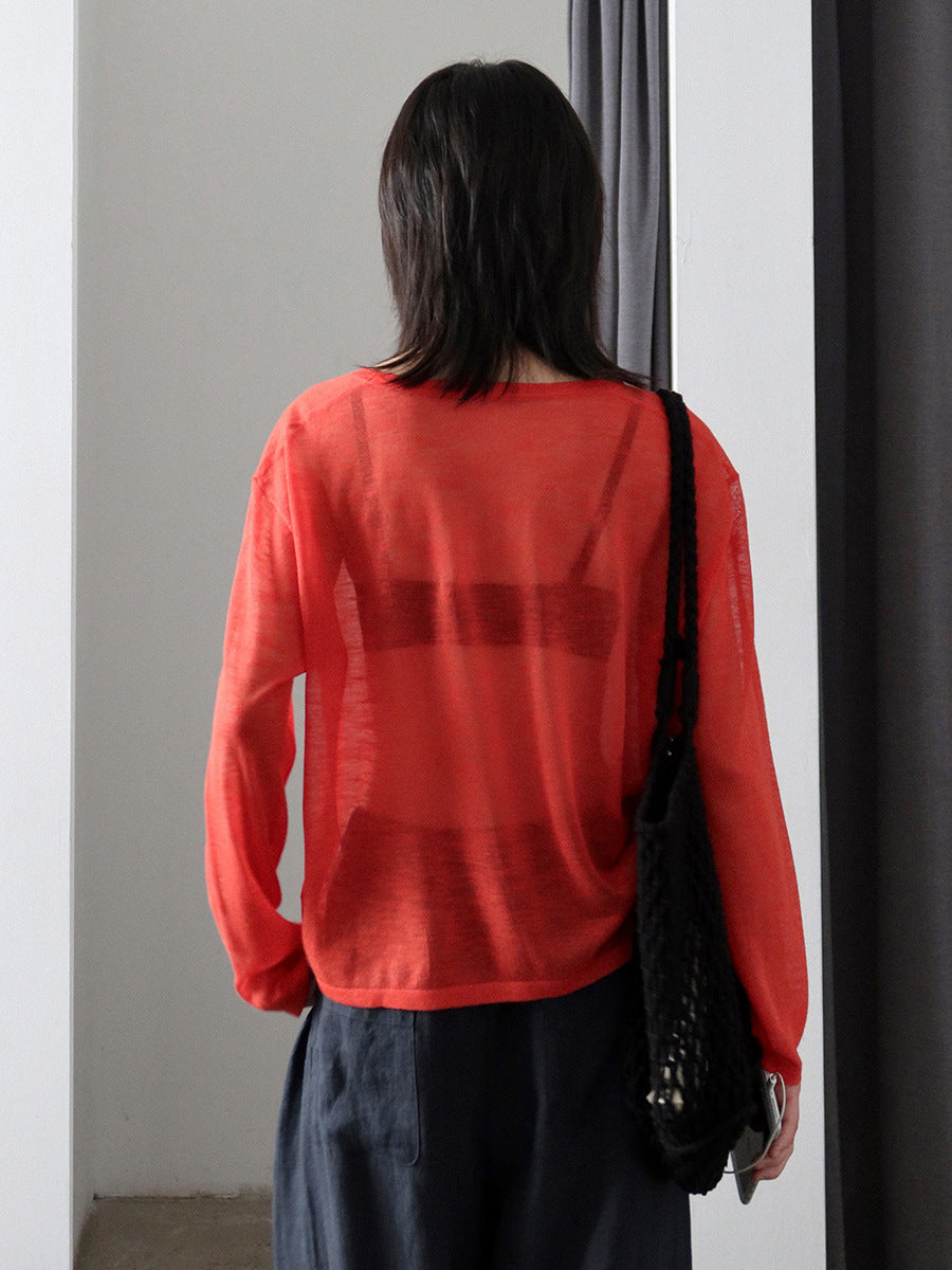 Dame afslappet cardigan med V-hals Stilla