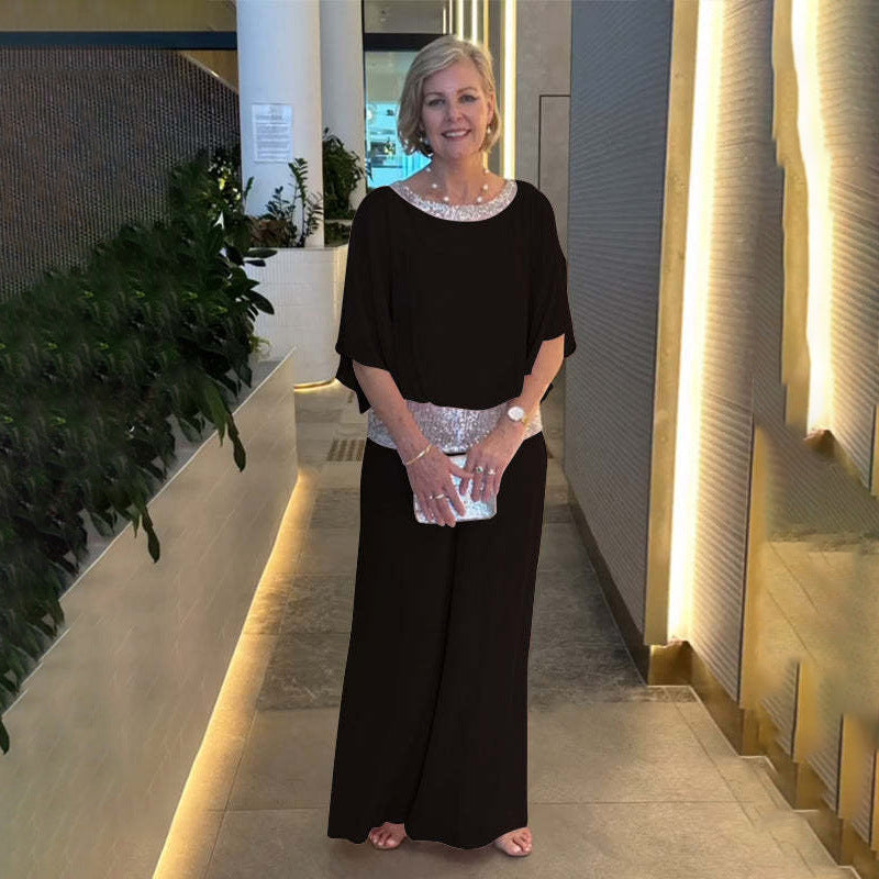 Dame Elegant Aften-Jumpsuit Stilla