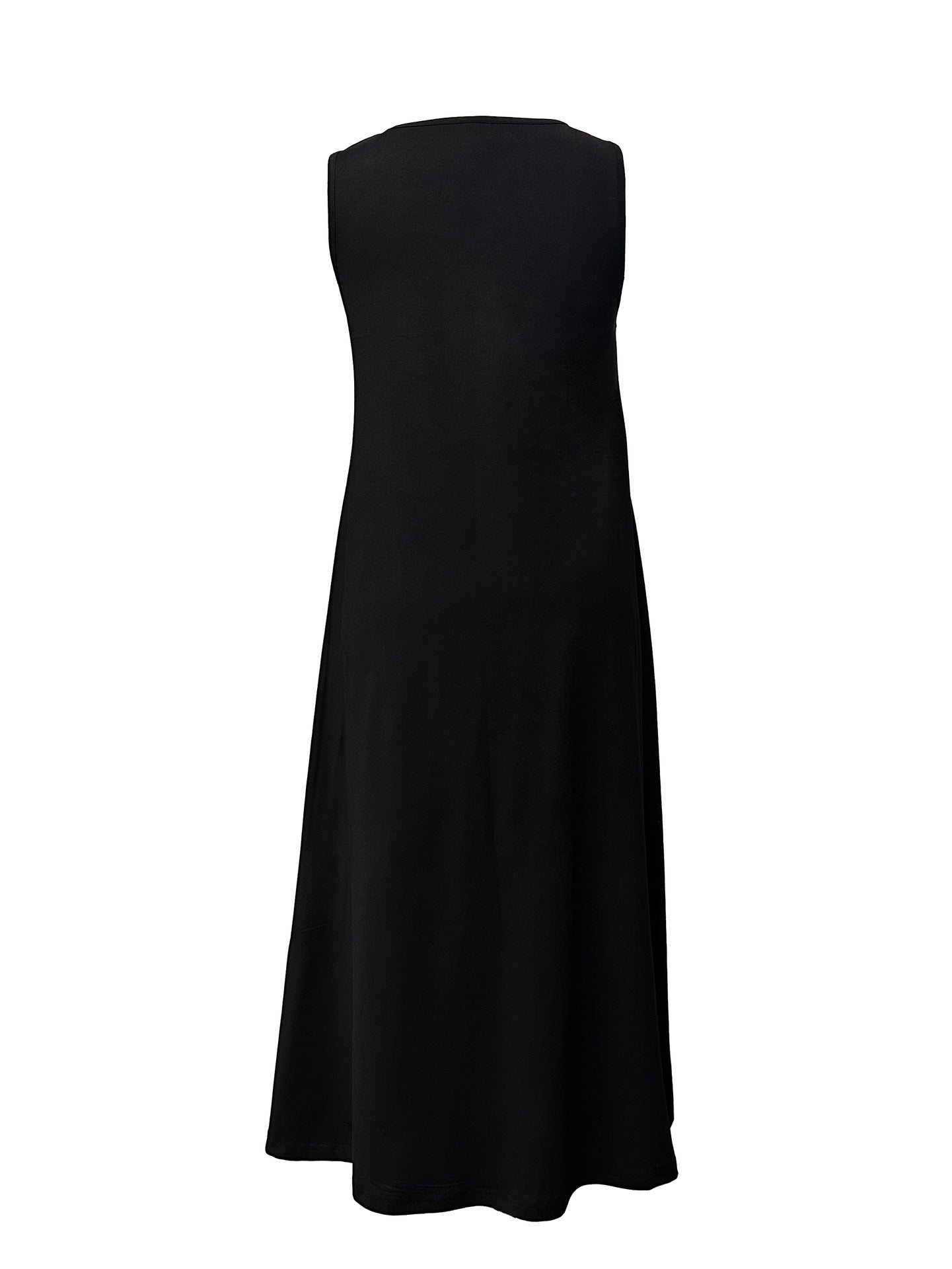 Dame afslappet maxikjole med praktiske lommer og blød skæring Stilla