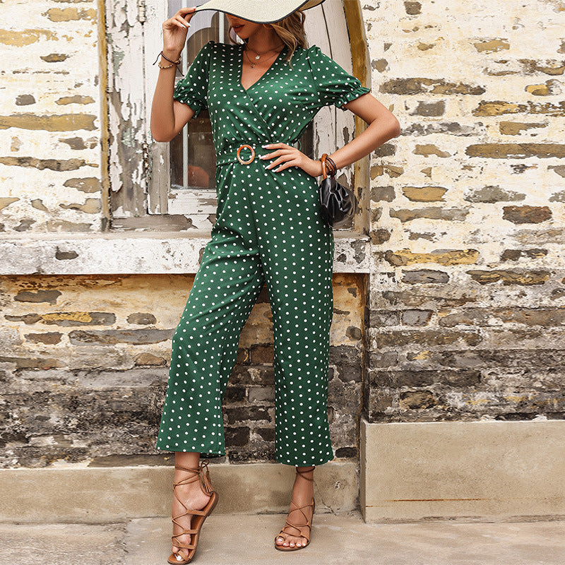 Femme Prikker Wrap Jumpsuit Stilla