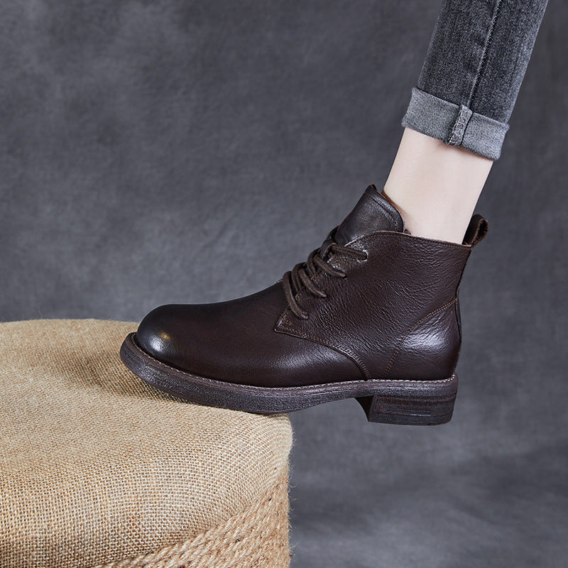 Dame Detaljerede Snørestøvler med Polstret Indersål Stilla